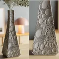 Max displace vase: moon (Bình hoa displacement – Moon) - Thumbnail 1