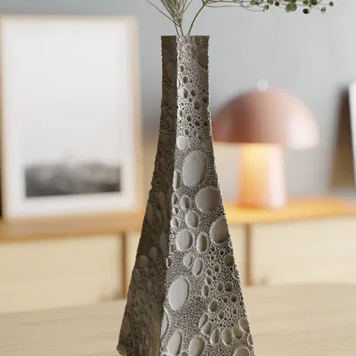 Max displace vase: moon (Bình hoa displacement – Moon)