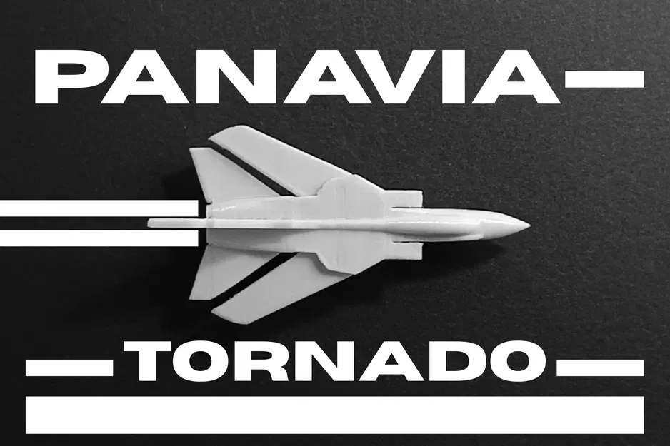 Panavia Tornado micro jet fighter print-in-place & articulated - Image 1