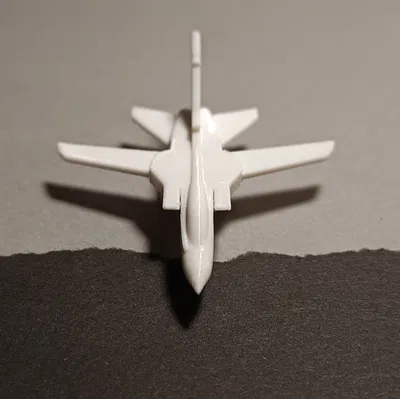 Panavia Tornado micro jet fighter print-in-place & articulated