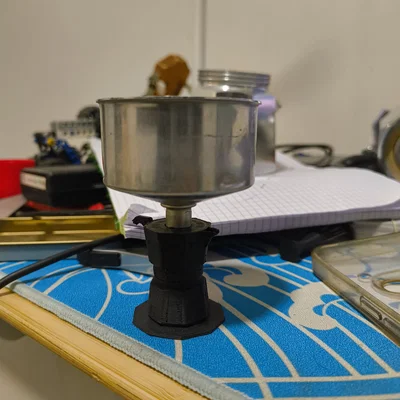 Kệ đỡ rổ moka pot
