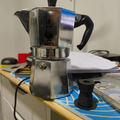Kệ đỡ rổ moka pot