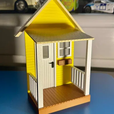 Thiết kế cửa trước ngôi nhà - Không cần AMS