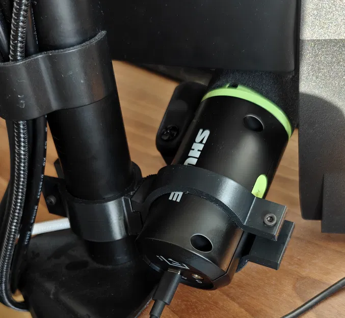 Ngàm gắn trụ cho Shure MV6 - Góc nghiêng 25 độ - Image 1