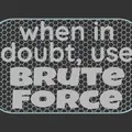 Bảng hiệu “Brute Force sign” - Thumbnail 2