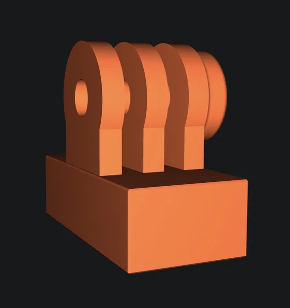 Duplo ActionCam Adapter (Adapter Lego Duplo sang GoPro) - Image 1