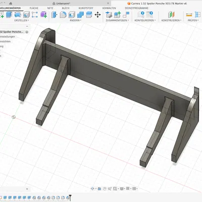 Carrera 132 Porsche 935/78: Cánh gió sau (Rear Spoiler) Digital & Evolution 1:32