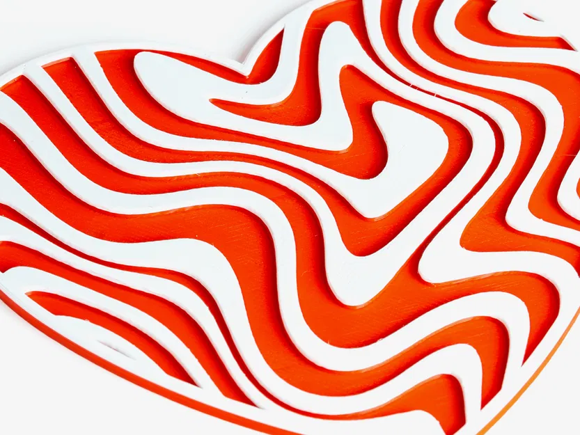 Bộ Lót Ly Ảo Giác Trái Tim (Heart Illusion Coasters) - Image 4