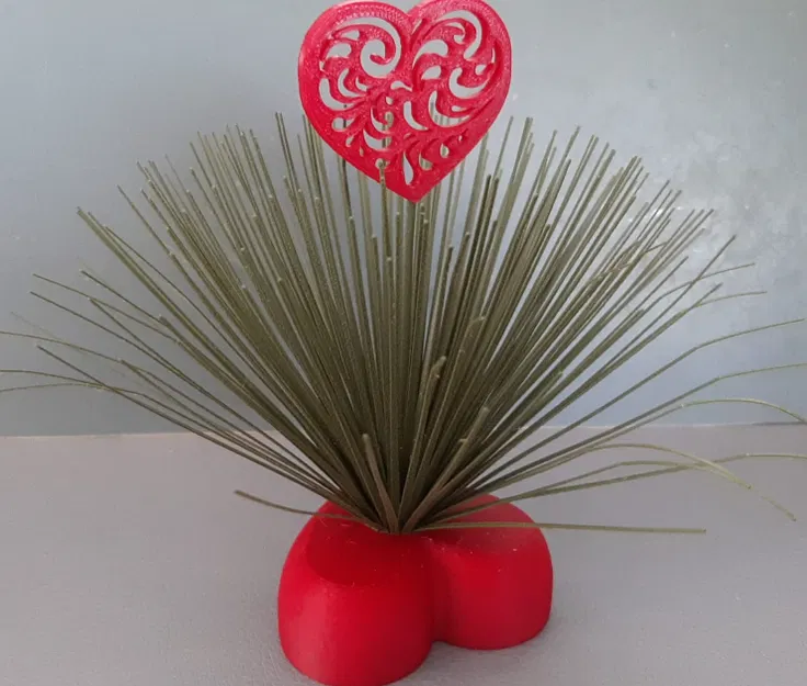 Trái Tim Valentine Kèm Cỏ - Image 1