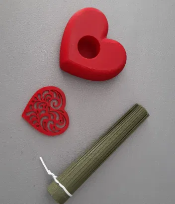 Trái Tim Valentine Kèm Cỏ - Image 3