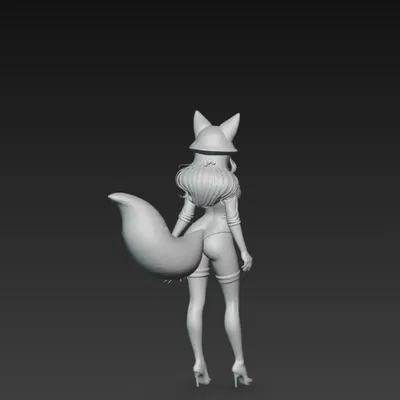 Cô gái sexy trong bộ đồ cáo