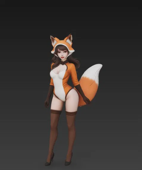 Cô gái sexy trong bộ đồ cáo - Image 5