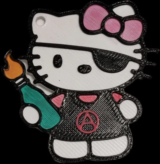 Móc khóa Hello Kitty Punk - Image 1