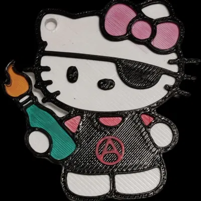 Móc khóa Hello Kitty Punk