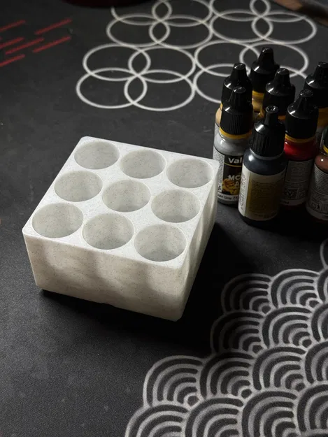 Gridfinity 2x2 Giá đỡ sơn Vallejo 18ml - Image 2