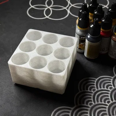 Gridfinity 2x2 Giá đỡ sơn Vallejo 18ml