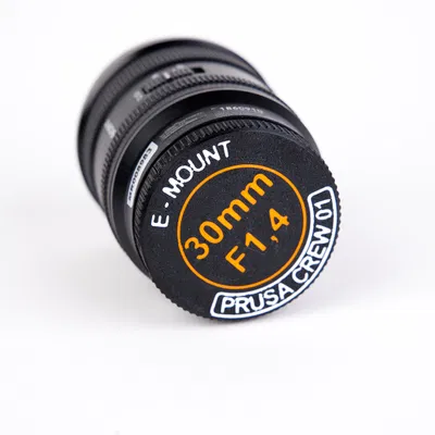 Nắp đậy lens cá nhân hoá cho Sony E mount