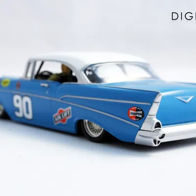Carrera 132 Chevrolet Bel Air - Tuningchassis cho Slot.it Parts