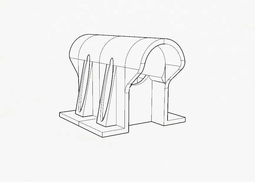 Giá đỡ đui đèn (Fassungshalterung) cho đèn skateboard - Image 1