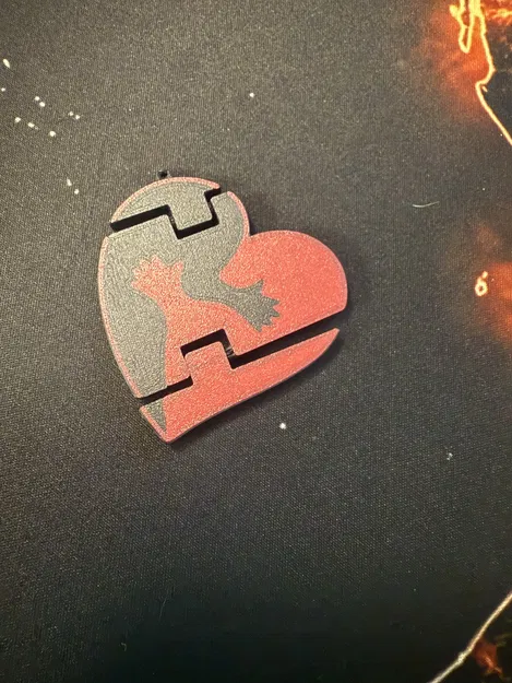 Flexi Love – Mô hình in 3D dẻo dễ thương chủ đề tình yêu - Image 1