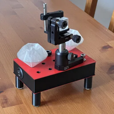 Model Bàn Quang Học (3 × 5, M6, Lưới 25 mm)