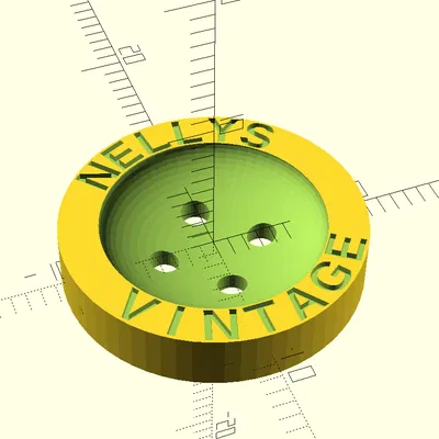 Script OpenSCAD tạo Button Maker (nút áo) tuỳ biến