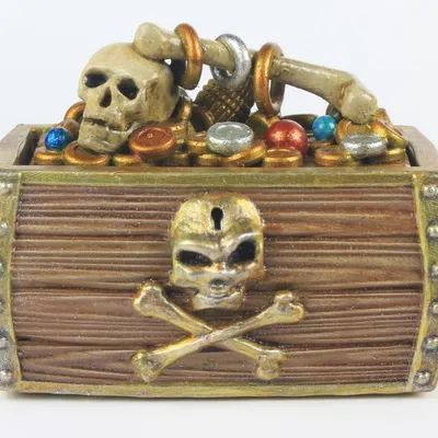 Module Rương Kho Báu Cướp Biển 3: Đồng Vàng, Đầu Lâu, Ngọc Trai… (Set #6)