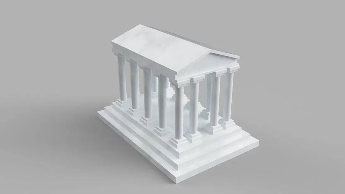 Đền Hy Lạp – Parthenon (Greek temple - Parthenon) - Image 1