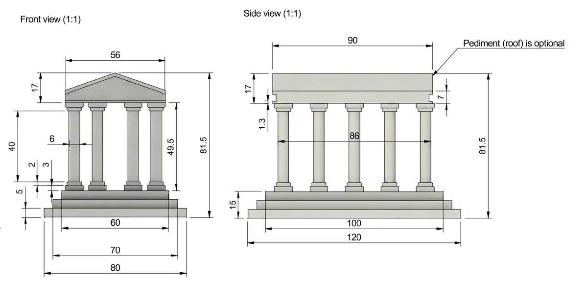 Đền Hy Lạp – Parthenon (Greek temple - Parthenon) - Image 4