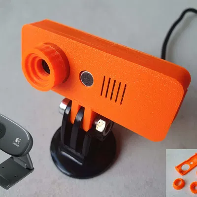 Vỏ thay thế webcam Logitech C270 (kèm ngàm GoPro)