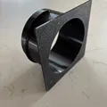 Khớp nối ống hút bụi gắn tường 100mm (Extraction tube wall coupling 100mm) - Thumbnail 1