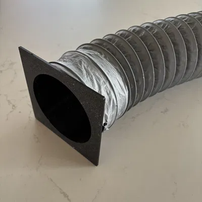 Khớp nối ống hút bụi gắn tường 100mm (Extraction tube wall coupling 100mm)