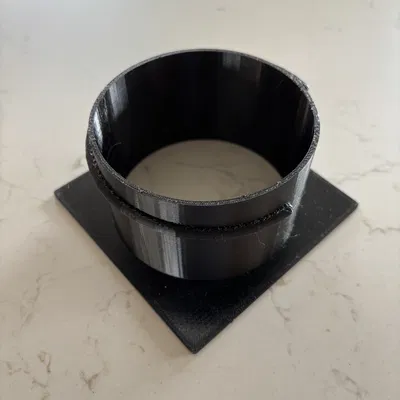 Khớp nối ống hút bụi gắn tường 100mm (Extraction tube wall coupling 100mm)