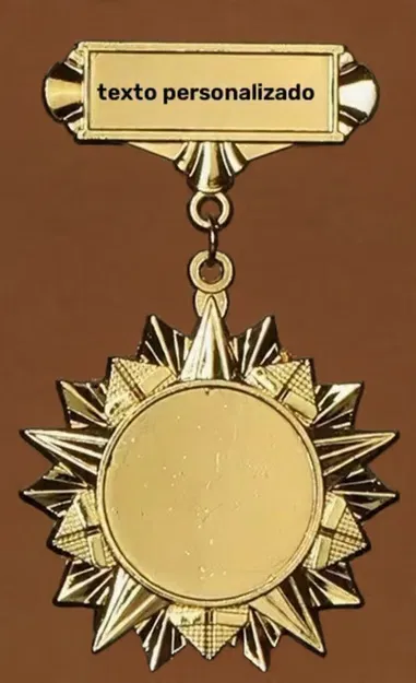 Medal 04 (Huy chương) - model thường & bản AI hallucinated - Image 1