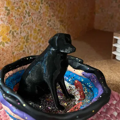 Chó Mô Hình Nhà Búp Bê 1:12 (Labrador & Shiba Inu)