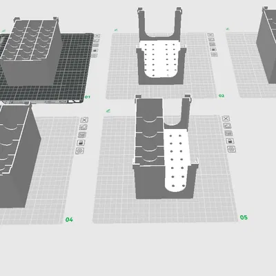 Modular StackBox: Hệ organizer dây cáp & adapter dạng xếp chồng (Stackable)