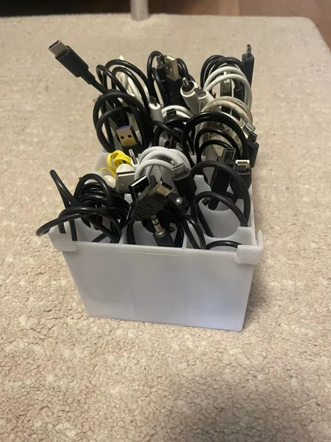 Modular StackBox: Hệ organizer dây cáp & adapter dạng xếp chồng (Stackable) - Image 3