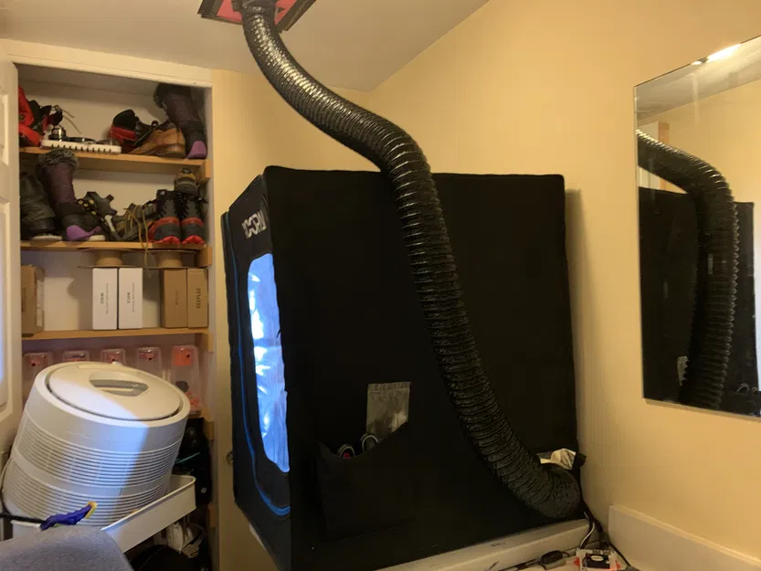 Adapter quạt hút phòng tắm sang ống 80mm – Vent cho enclosure máy in 3D - Image 1