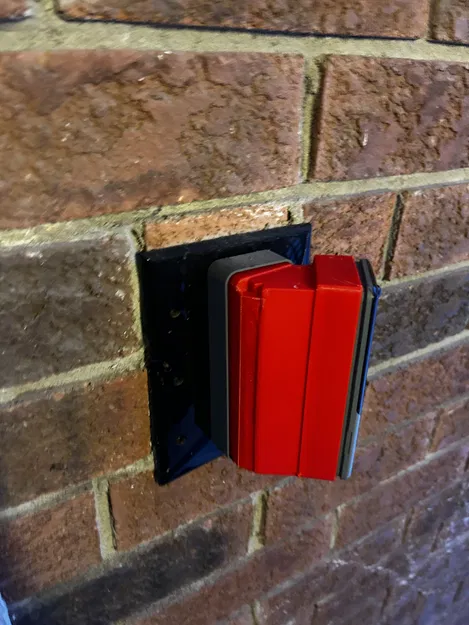 Ngàm gắn nghiêng camera cửa trước – lắp khe (slot-fit) lệch tường - Image 3