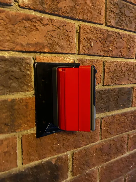 Ngàm gắn nghiêng camera cửa trước – lắp khe (slot-fit) lệch tường - Image 4