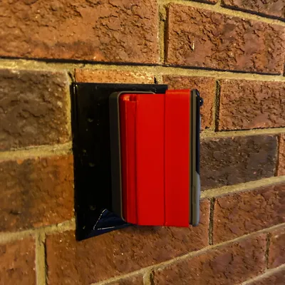 Ngàm gắn nghiêng camera cửa trước – lắp khe (slot-fit) lệch tường