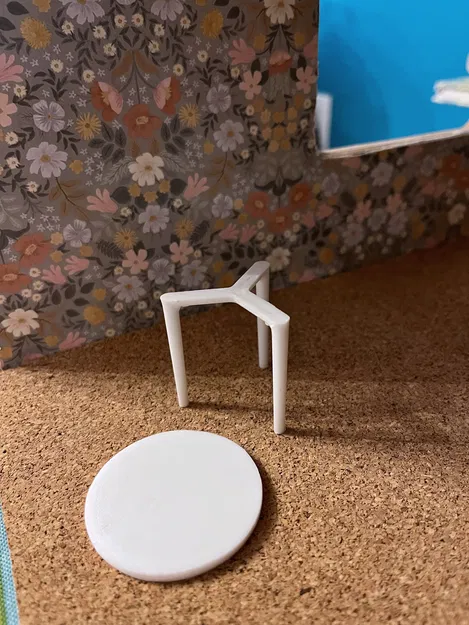 Mặt bàn phụ nhà búp bê tỉ lệ 1:12 - Image 1