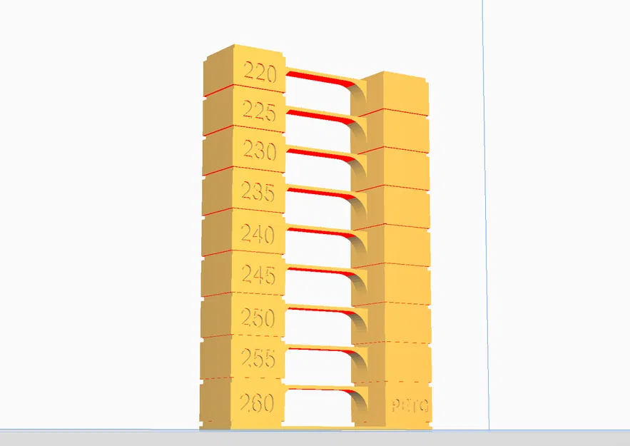 Bài test nhiệt độ cho PLA, TPU, ABS và PETG - Image 1