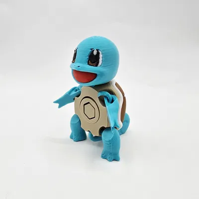 Flexi Squirtle – Squirtle flexi khớp cử động (print-in-place)