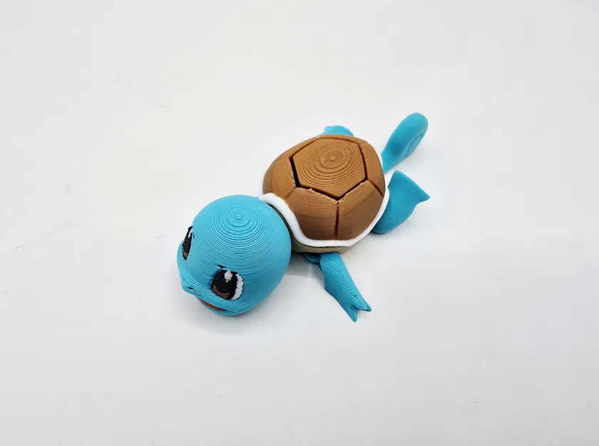 Flexi Squirtle – Squirtle flexi khớp cử động (print-in-place) - Image 5