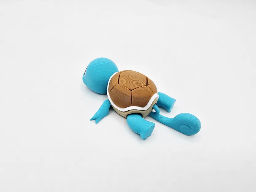 Flexi Squirtle – Squirtle flexi khớp cử động (print-in-place) - Image 6