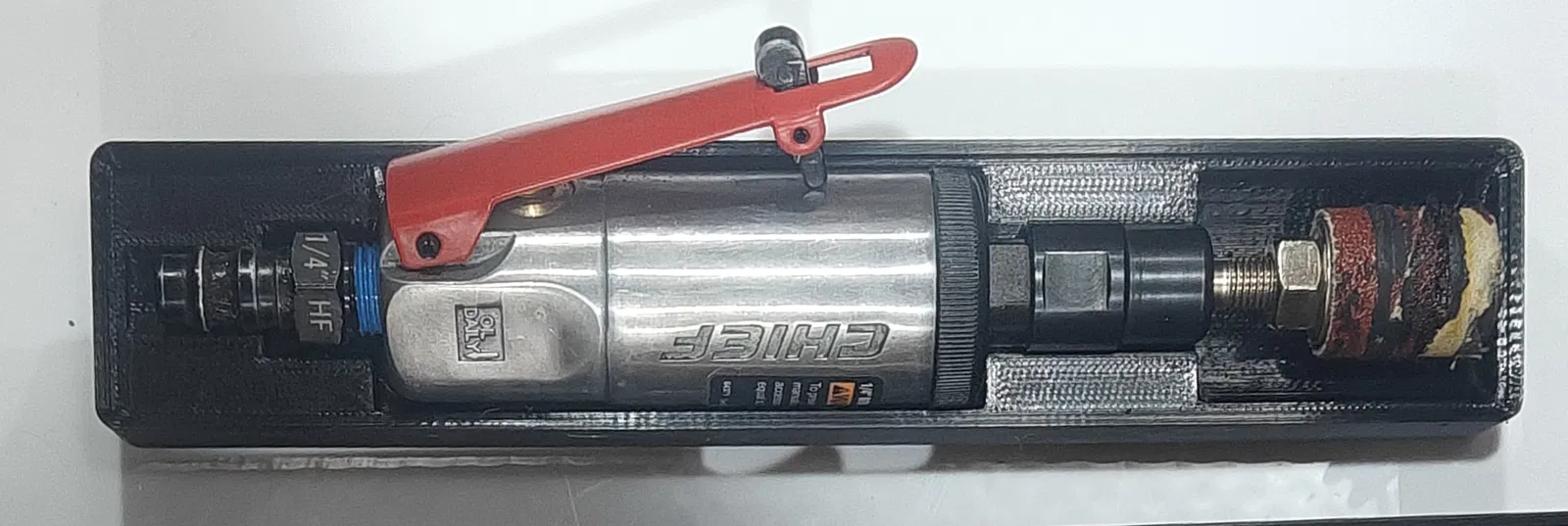 Gridfinity cho Die Grinder Chief (Harbor Freight) – Box Organizer - Image 1