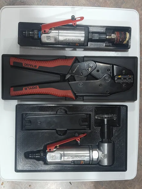 Gridfinity cho Die Grinder Chief (Harbor Freight) – Box Organizer - Image 2