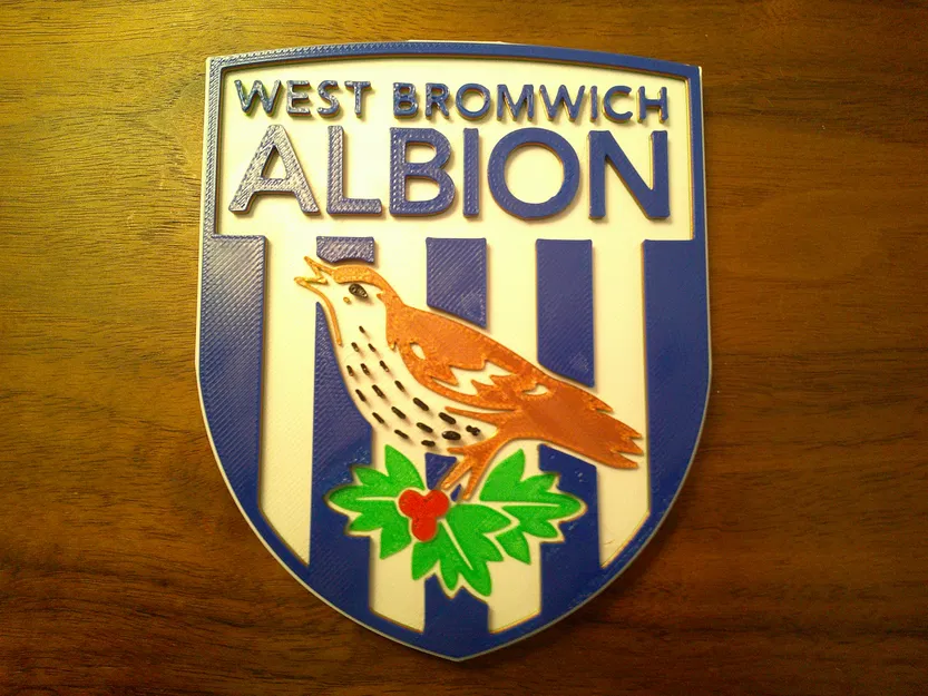 Lót ly hoặc bảng hiệu Logo CLB West Bromwich Albion F.C. - Image 1