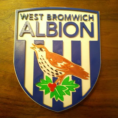 Lót ly hoặc bảng hiệu Logo CLB West Bromwich Albion F.C.